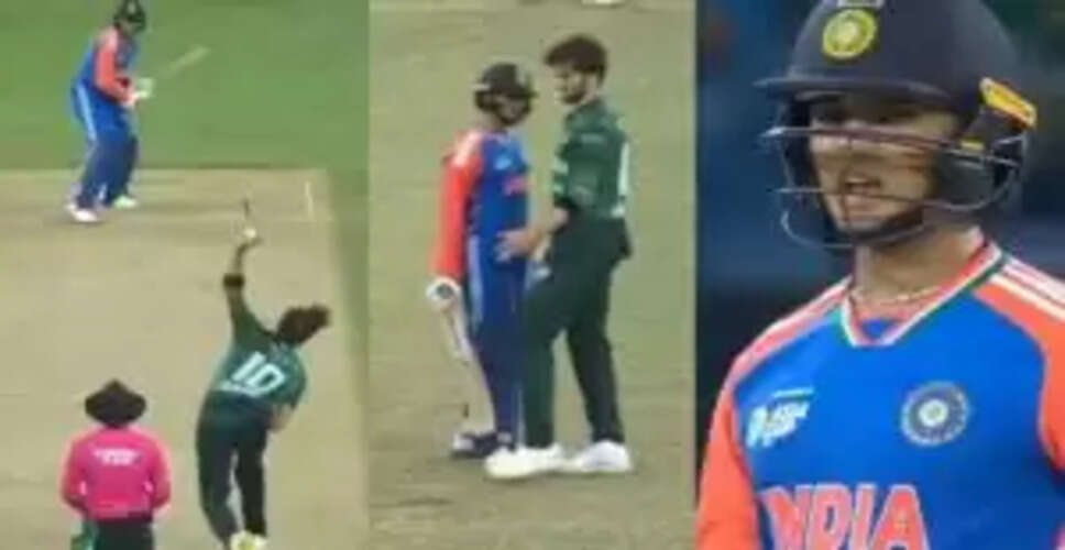 अभिषेक शर्मा ने शाहीन अफरीदी को छक्का लगाने के बाद दी गाली