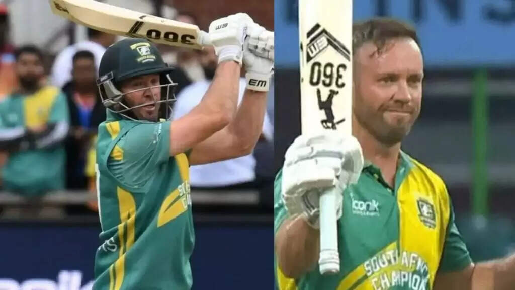 WCL में एबी डिविलियर्स का धमाल, 46 गेंदों में बनाए 123 रन