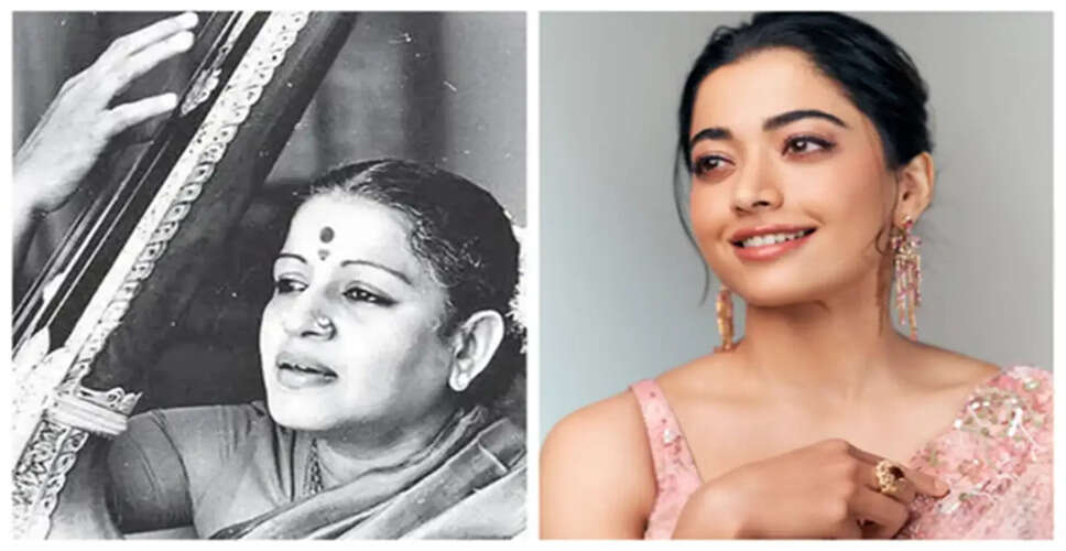 M.S. Subbulakshmi की बायोपिक में Rashmika Mandanna की भूमिका पर चर्चा