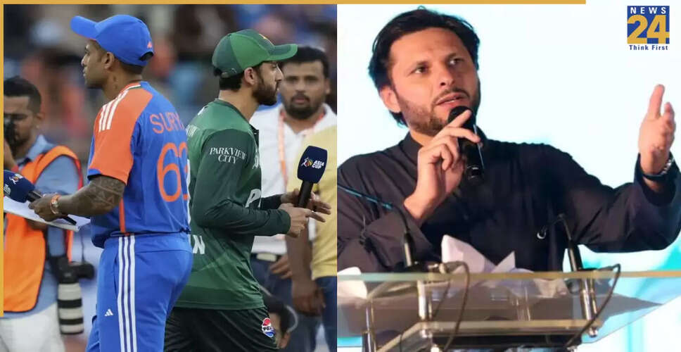 शाहिद अफरीदी ने भारत के खिलाड़ियों पर साधा निशाना, कहा- 'खिलाड़ी एंबेसडर होने चाहिए'