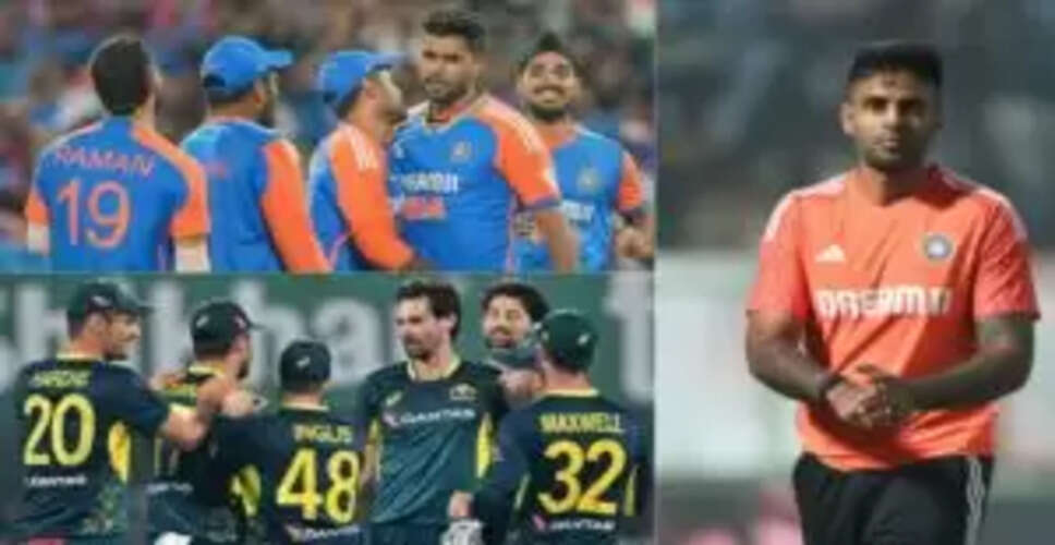 सूर्यकुमार यादव की कप्तानी में ऑस्ट्रेलिया T20I सीरीज में नए खिलाड़ियों को मिलेगा मौका