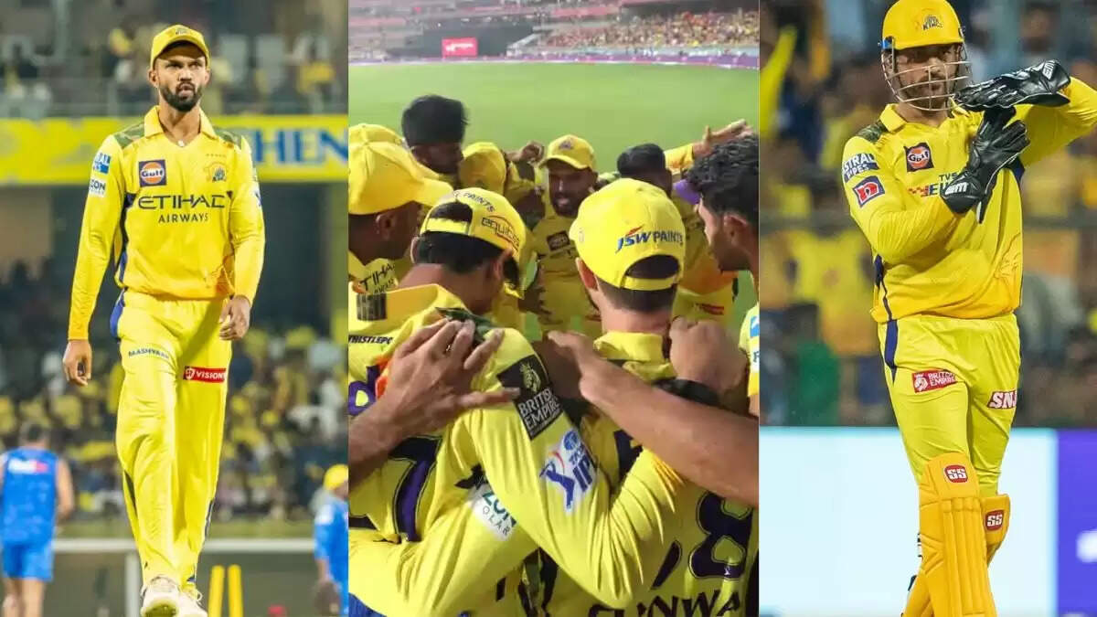 CSK में बड़ा बदलाव: धोनी ने ऋतुराज की जगह पूरे सीजन के लिए कप्तानी संभाली