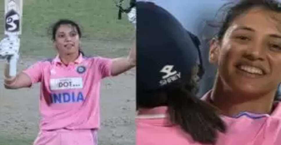 स्मृति मंधाना ने वनडे क्रिकेट में बनाया नया रिकॉर्ड, 50 गेंदों में जड़ा शतक