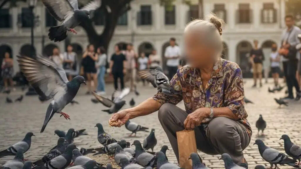 सिंगापुर में महिला पर जंगली पक्षियों को खाना खिलाने पर भारी जुर्माना