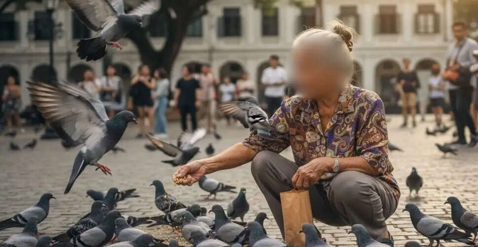 सिंगापुर में महिला पर जंगली पक्षियों को खाना खिलाने पर भारी जुर्माना