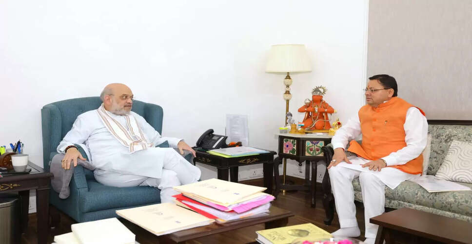 Uttarakhand CM Pushkar Singh Dhami Seeks Central Assistance for Cyber Security and Infrastructure Development