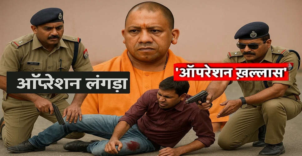 उत्तर प्रदेश पुलिस का बड़ा अभियान: ऑपरेशन लंगड़ा और खल्लास के तहत मुठभेड़
