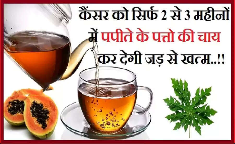 पपीते की पत्तियों की चाय: कैंसर के खिलाफ एक प्रभावी उपाय