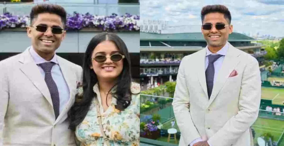 सूर्यकुमार यादव ने विम्बलडन अनुभव साझा किया, नोवाक जोकोविच से मिली प्रेरणा