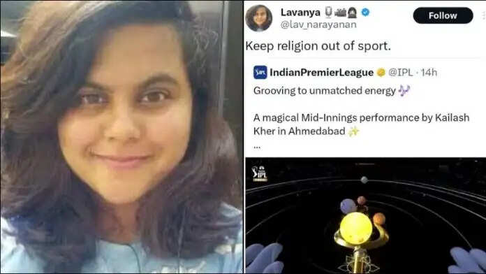 लावण्या नारायण का दोहरा मापदंड: खेल में धर्म पर विवाद