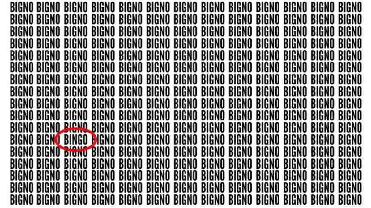 आँखों को धोखा देने वाली ऑप्टिकल इल्यूजन: क्या आप BINGO ढूंढ सकते हैं?