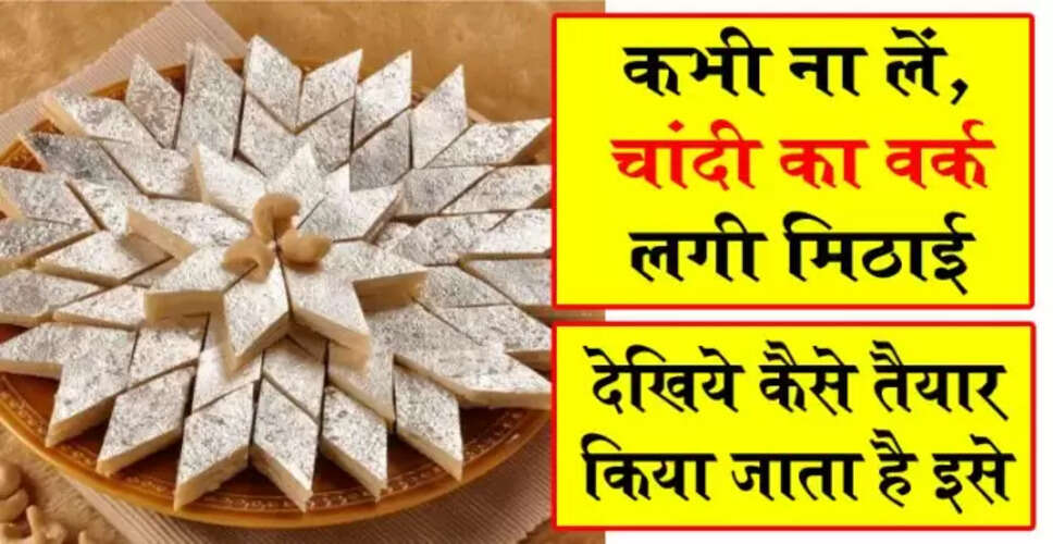 चांदी के वर्क की सच्चाई: क्या यह वास्तव में शाकाहारी है?
