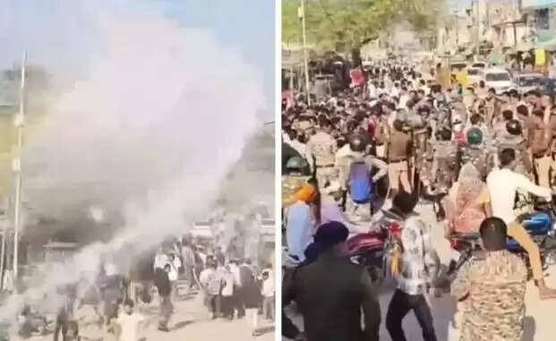 दतिया में पंडित धीरेंद्र कृष्ण शास्त्री के पुतले का दहन, बवाल और पुलिस कार्रवाई