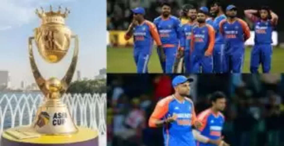 एशिया कप 2025 के लिए भारतीय टीम की संभावित 15 सदस्यीय सूची