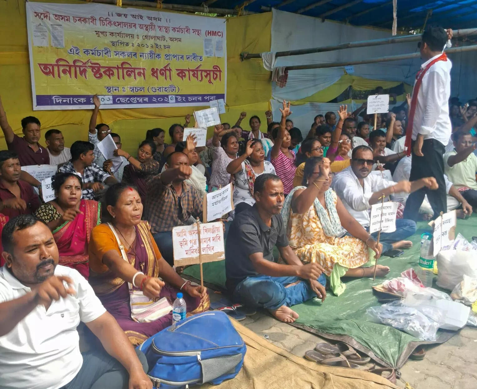 गुवाहाटी में नागरिकता संशोधन अधिनियम के खिलाफ प्रदर्शन