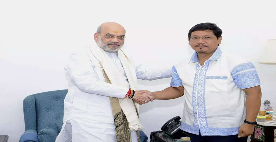 मेघालय के मुख्यमंत्री ने अमित शाह से ILP की मांग की