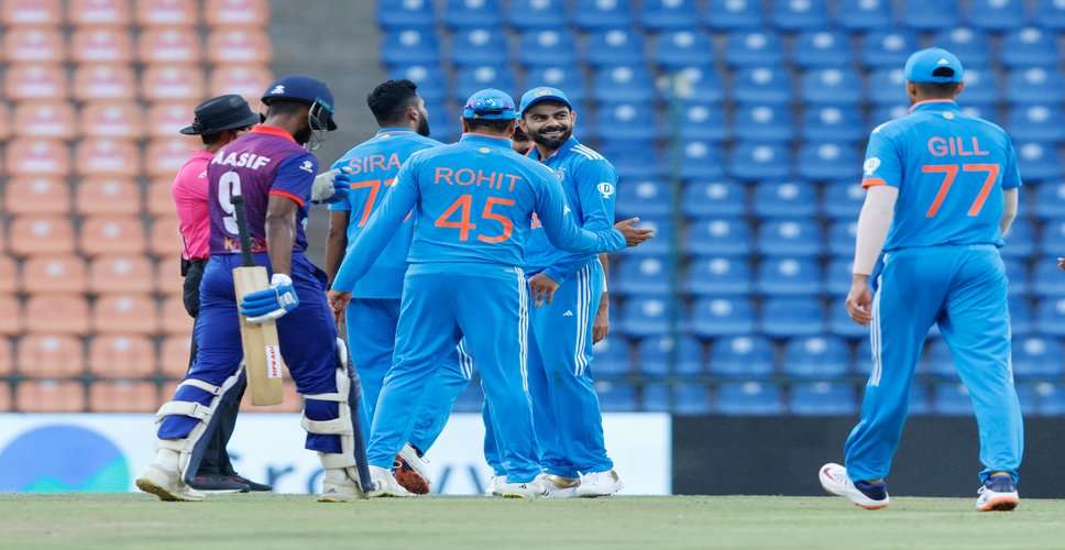 एशिया कप : भारत-नेपाल मैच में बारिश का खलल, ओवर्स में कोई कटौती नहीं