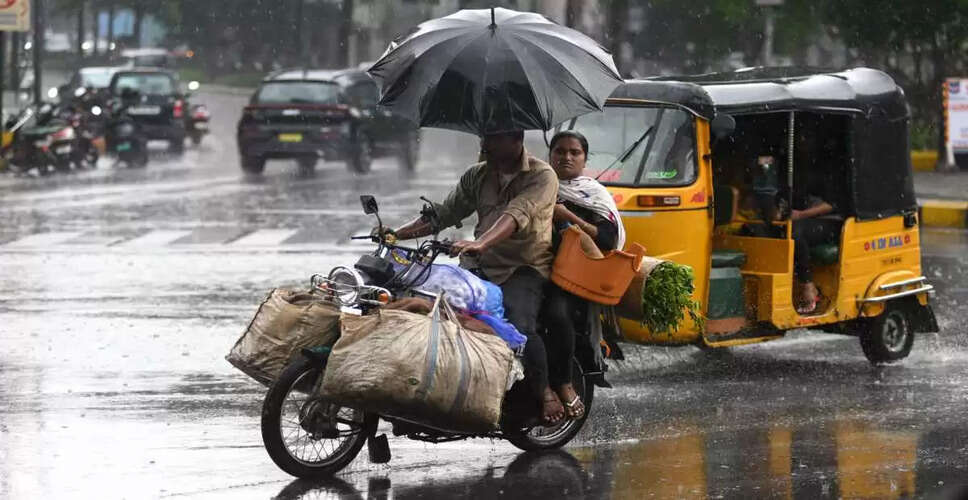 भारत में बारिश का कहर: IMD ने जारी किए चेतावनी