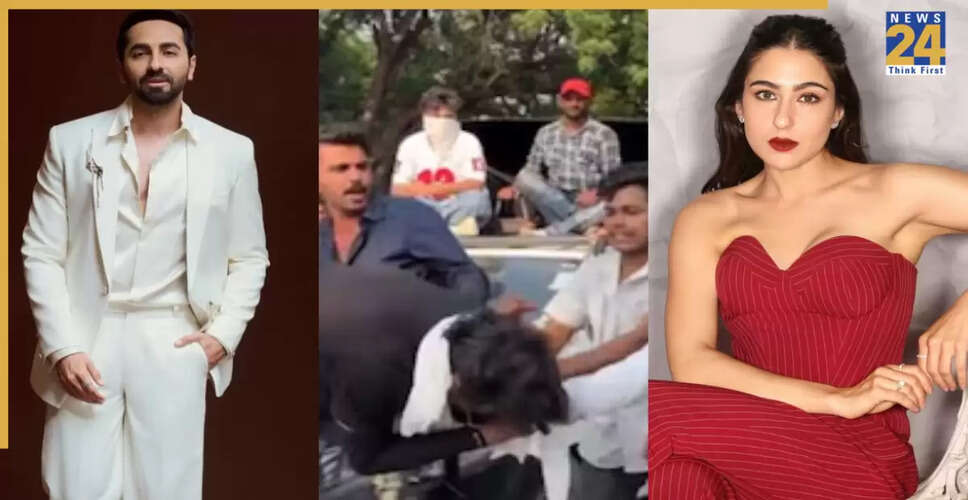 प्रयागराज में आयुष्मान खुराना की फिल्म 'पति पत्नी और वो 2' की शूटिंग में बाधा