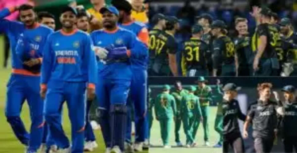 टीम इंडिया की आगामी T20 सीरीज के लिए 16 खिलाड़ियों का चयन