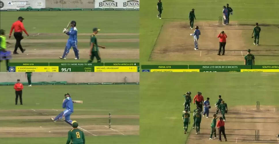 भारत ने साउथ अफ्रीका को हराकर अंडर 19 सीरीज में बनाई अजेय बढ़त