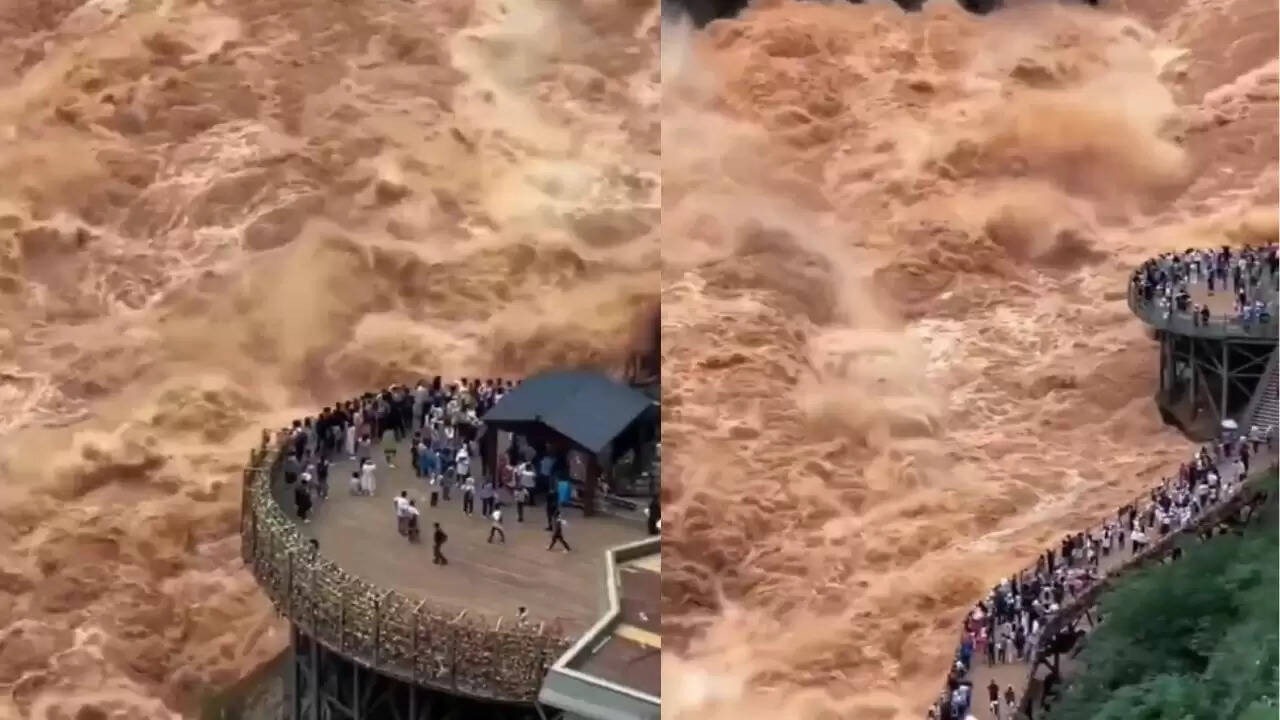 चीन की खतरनाक जिनशा नदी का वायरल वीडियो: क्या आप जाएंगे?