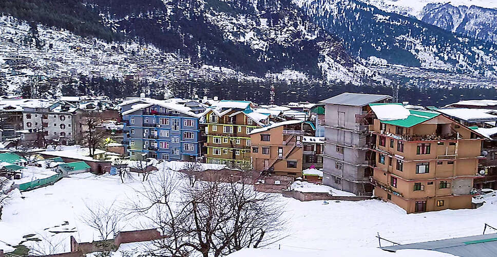 हिमाचल प्रदेश में बारिश और बर्फबारी का नया दौर, तापमान में गिरावट की संभावना