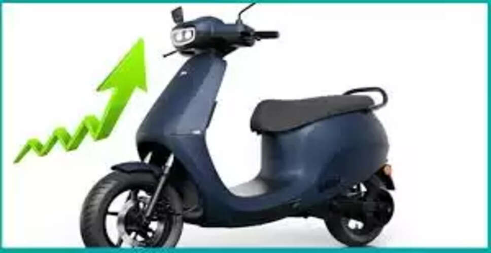 ओला इलेक्ट्रिक के शेयर में 5% की वृद्धि, नया उत्पाद 'ओला शक्ति' लॉन्च होने वाला है