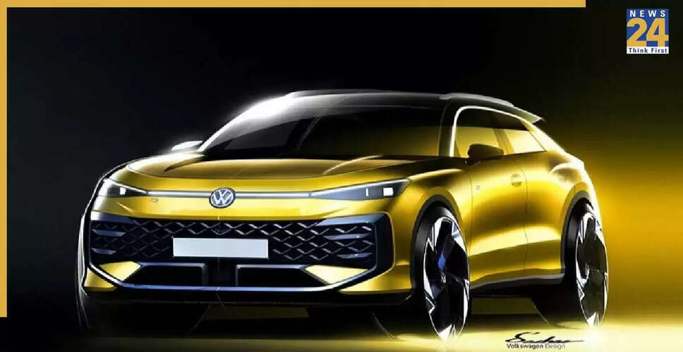 Volkswagen T-Roc का नया अवतार: लीक हुई डिज़ाइन स्केच