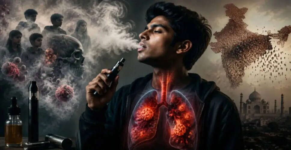 भारत में वपिंग: स्वास्थ्य संकट की ओर बढ़ता कदम