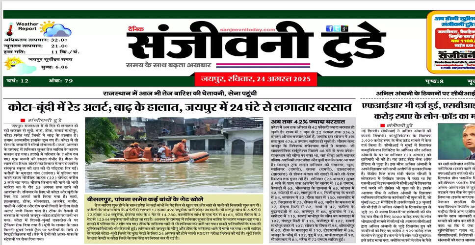 आज का ई-पेपर: 24 अगस्त 2025 का विशेष अंक