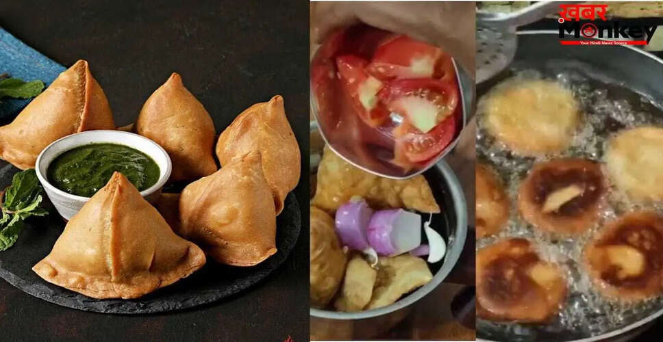 सोशल मीडिया पर वायरल समोसा कटलेट का अनोखा प्रयोग