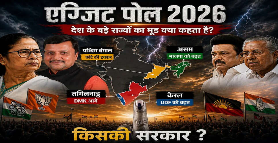 चुनावों के एग्जिट पोल्स ने राजनीतिक तापमान बढ़ाया