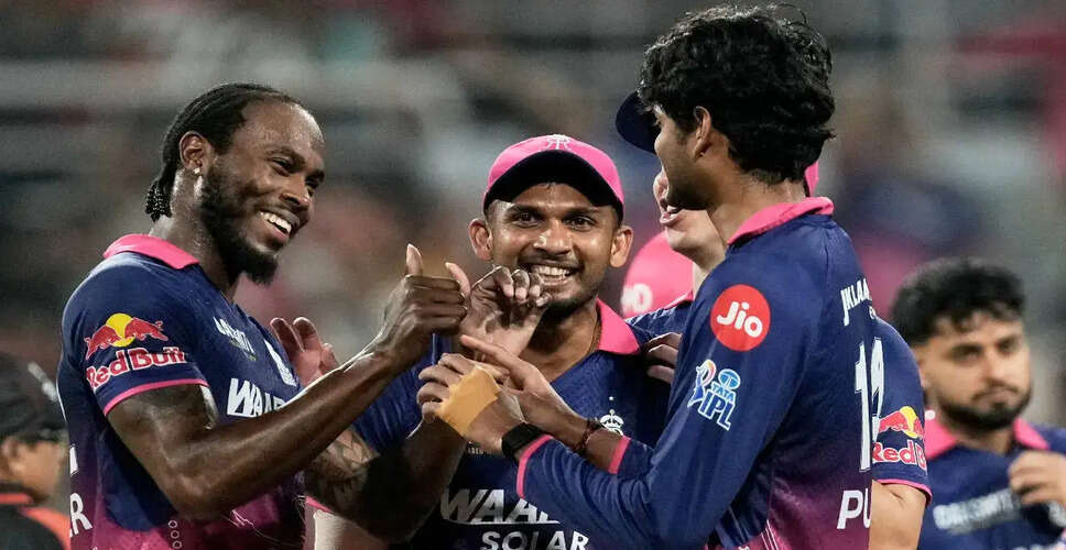 राजस्थान रॉयल्स की क्वालिफायर 2 में एंट्री, गुजरात टाइटन्स से होगी टक्कर