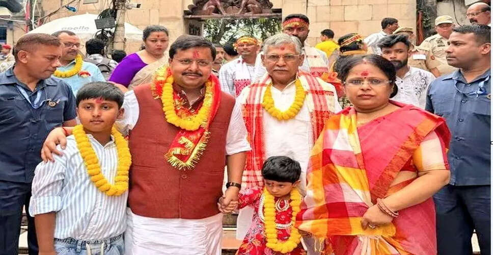 असम में बीजेपी सरकार के शपथ ग्रहण से पहले कामाख्या मंदिर में पूजा