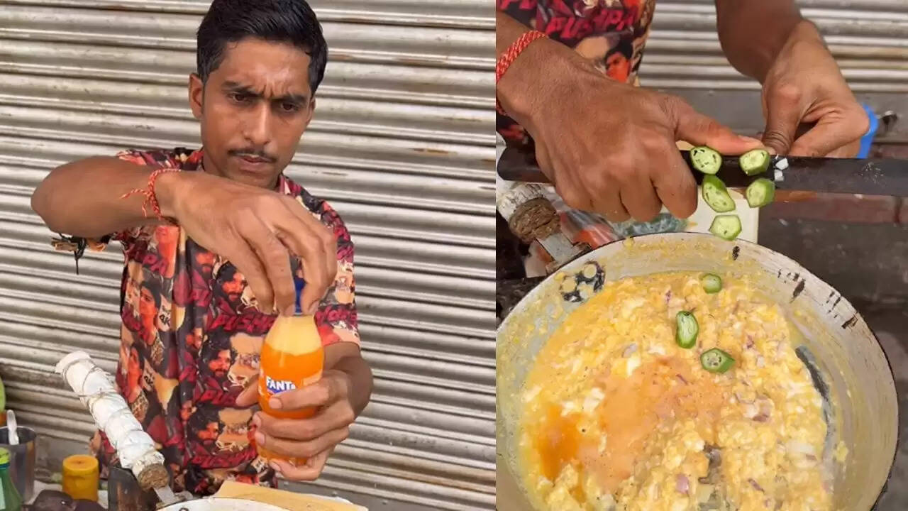 सोशल मीडिया पर वायरल हुआ अजीबोगरीब खाना बनाने का वीडियो