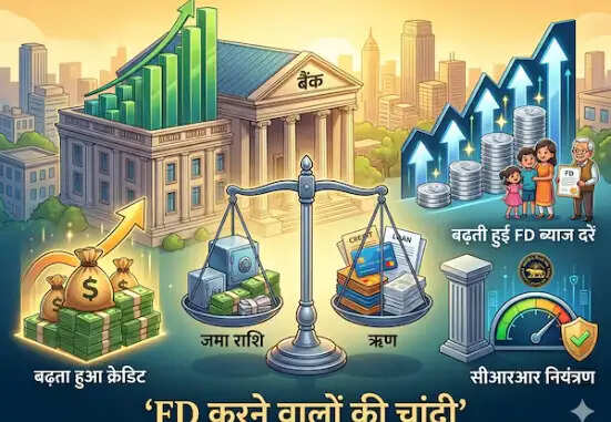 भारत में बैंकों का क्रेडिट-डिपॉजिट रेश्यो रिकॉर्ड स्तर पर पहुंचा