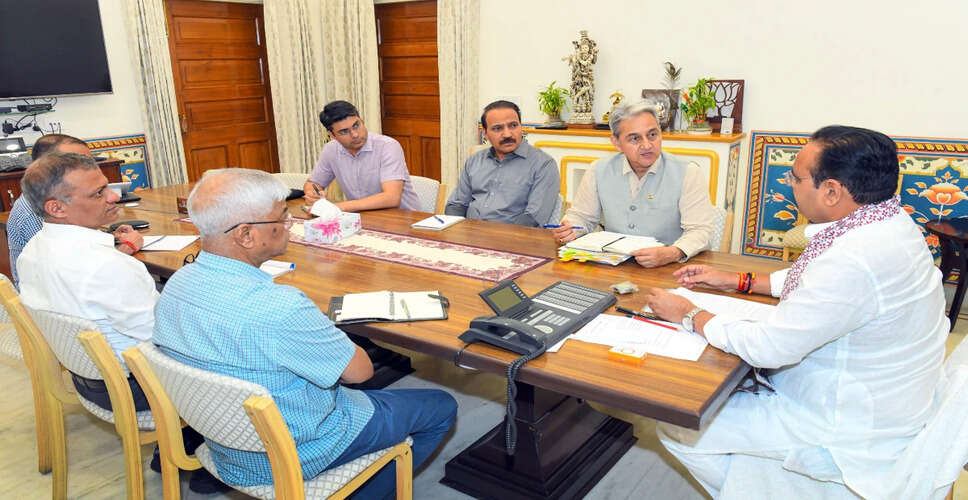 मुख्यमंत्री भजनलाल शर्मा का विकास कार्यों पर जोर, भाजपा सरकार की सेवक की भूमिका