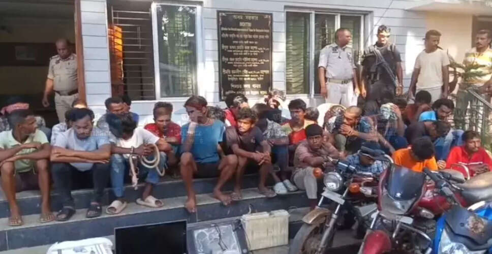 सिलचर में चोरी और डकैती के मामलों में 38 गिरफ्तारियां