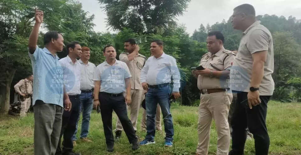 कमरूप के उपायुक्त ने असम-मेघालय सीमा का दौरा किया