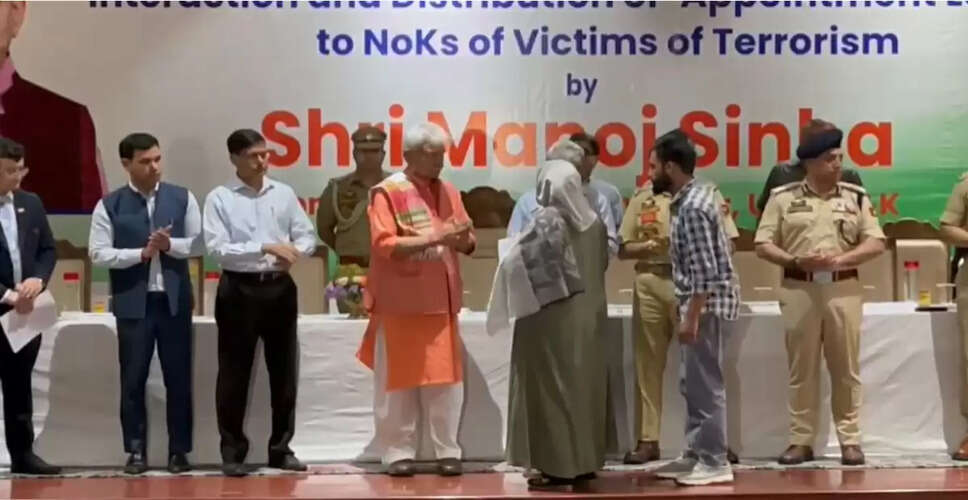 जम्मू-कश्मीर में आतंकवाद पीड़ित परिवारों के लिए उपराज्यपाल का नया कार्यक्रम