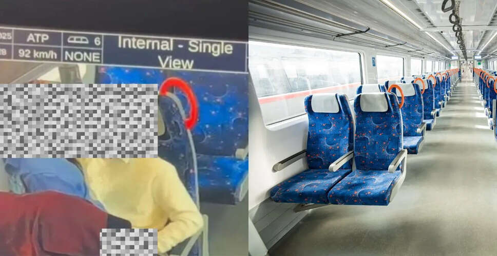 गाजियाबाद से मेरठ के बीच नमो भारत ट्रेन में प्रेमी युगलों की अनुचित हरकतें