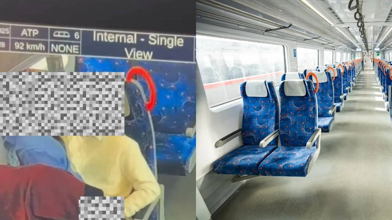 गाजियाबाद से मेरठ के बीच नमो भारत ट्रेन में प्रेमी युगलों की अनुचित हरकतें