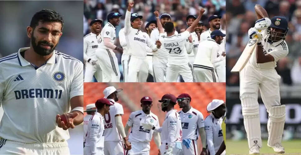 भारत और वेस्टइंडीज के बीच टेस्ट सीरीज: दूसरे मैच की संभावित प्लेइंग 11