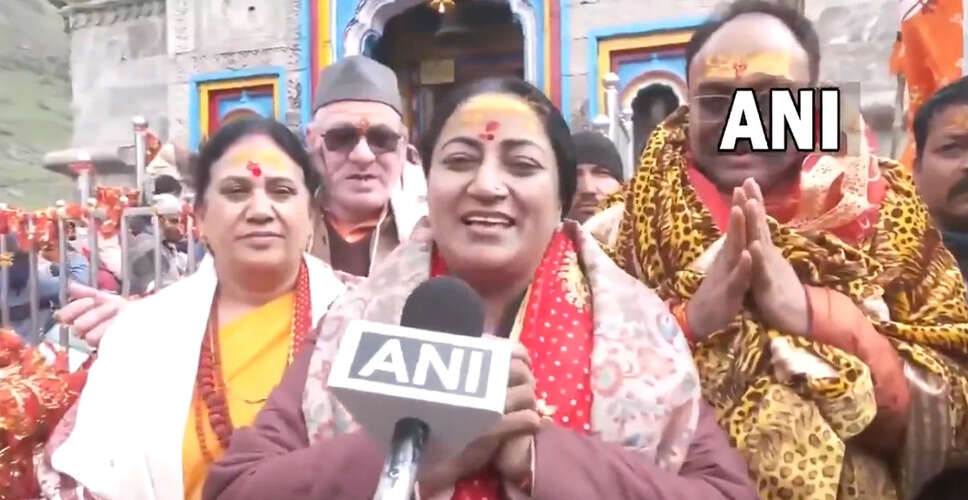 दिल्ली की मुख्यमंत्री रेखा गुप्ता ने केदारनाथ में की पूजा, विकास के लिए मांगी शक्ति