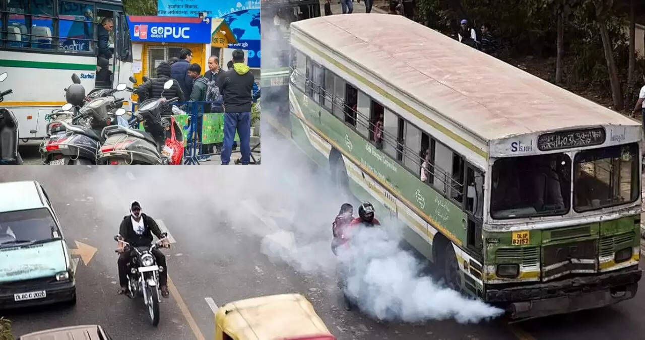 दिल्ली में प्रदूषण नियंत्रण के लिए सख्त कदम, 100 बसें जब्त और 28 PUC सेंटर्स निलंबित