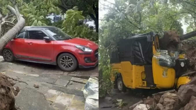 चक्रवात मोंथा ने आंध्र प्रदेश में मचाई तबाही, कई राज्यों में भारी बारिश की चेतावनी