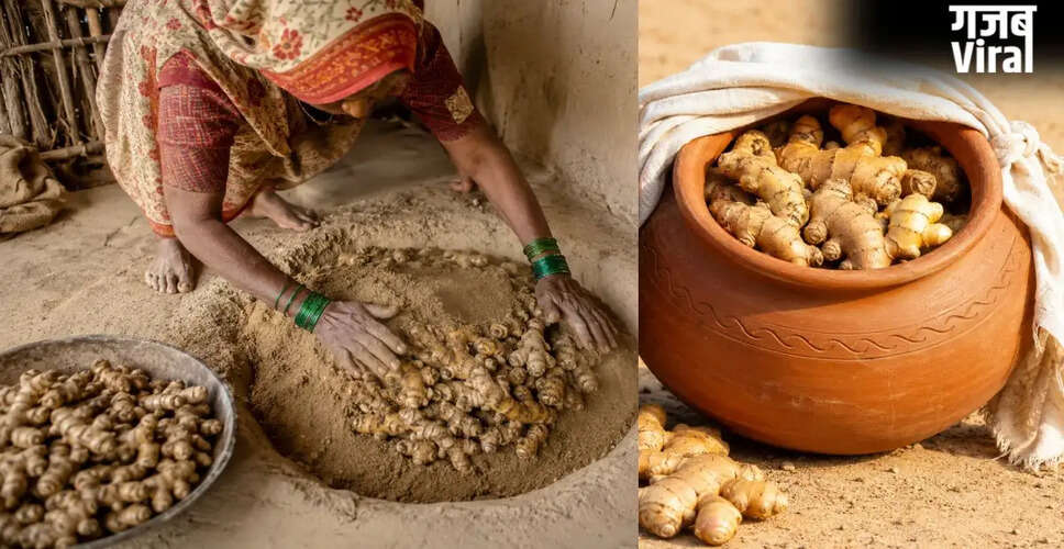 गर्मी में अदरक को ताजा रखने के आसान तरीके