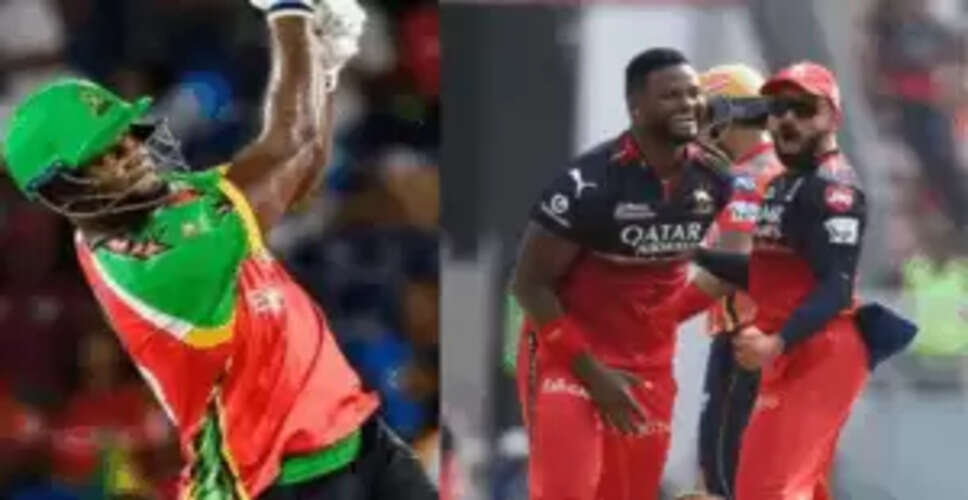 CPL 2025 में Romario Shepherd का धमाल, 34 गेंदों में बनाए 73 रन