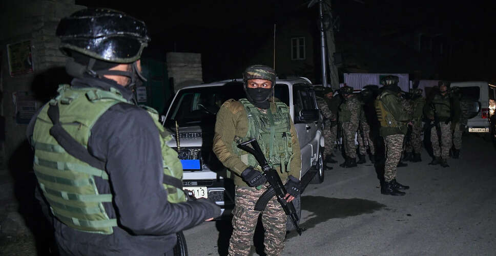 जम्मू-कश्मीर में सुरक्षा बलों का व्यापक तलाशी अभियान